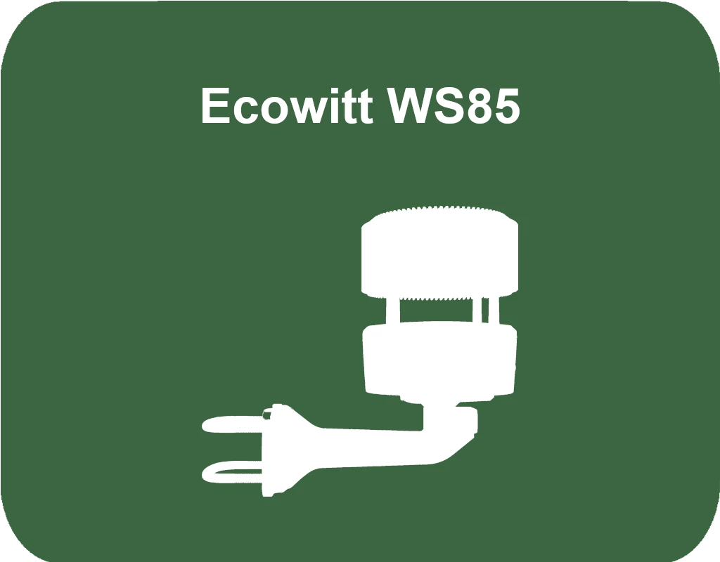 Ecowitt WS 85 – Präzise Wetterdaten für Hobbymeteorologen und Wetterbegeisterte