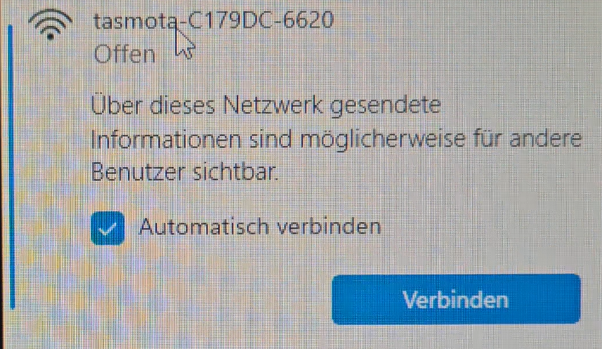 WLAN Netzwerk Verbindung