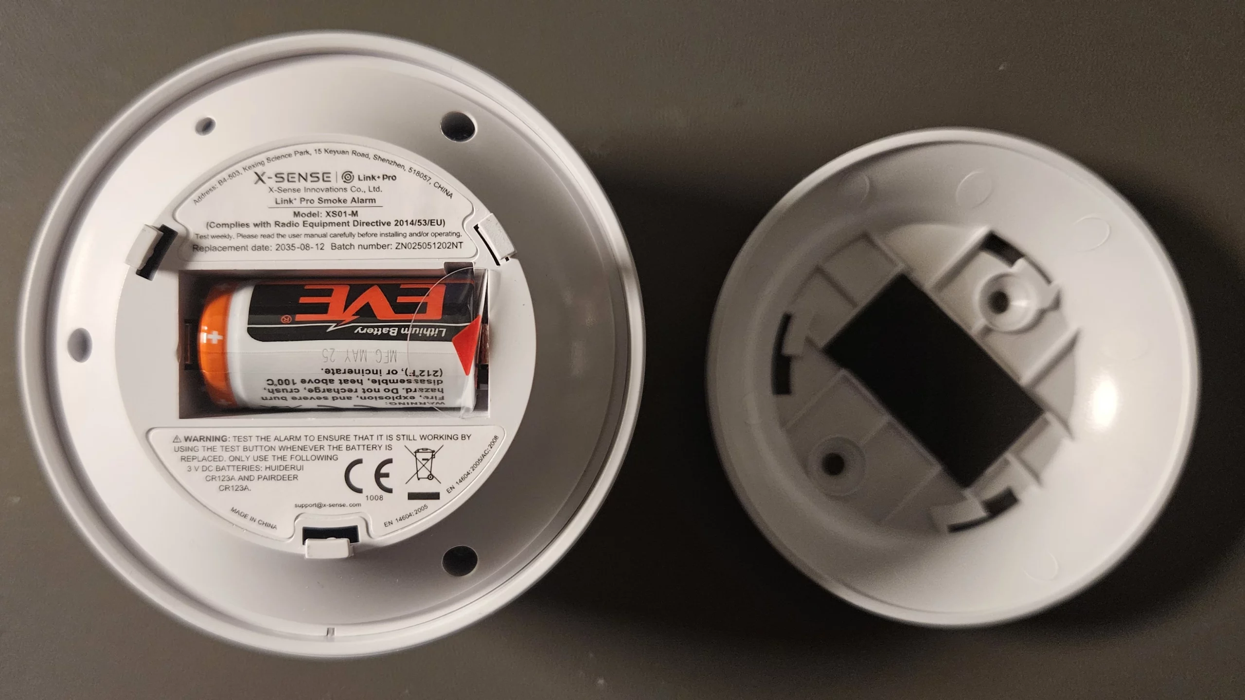 XSense Rauchmelder innen